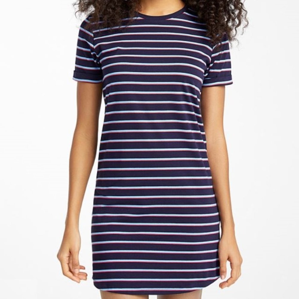Madewell Tina Stripe T-Shirt Dress